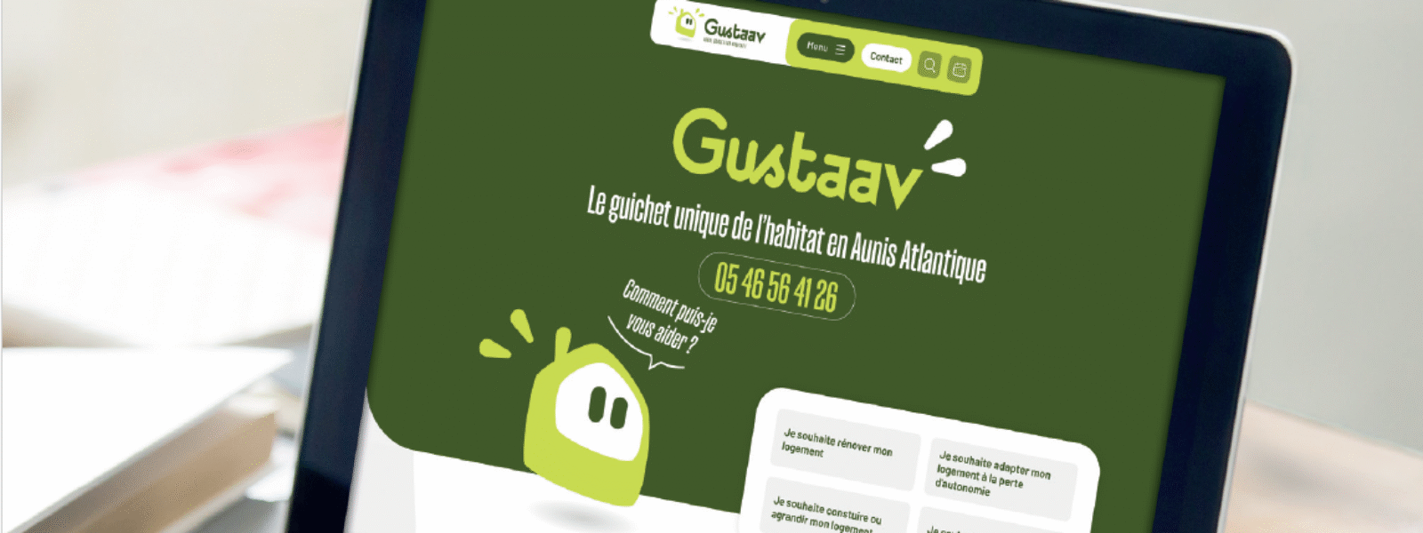 Gustaav, votre conseiller habitat débarque sur le web !