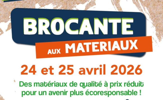 Brocante aux matériaux