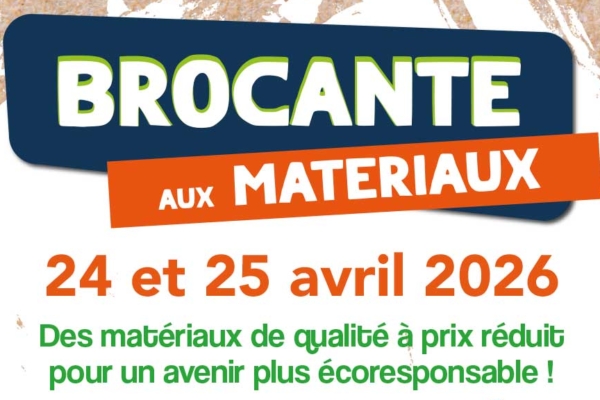 Brocante aux matériaux